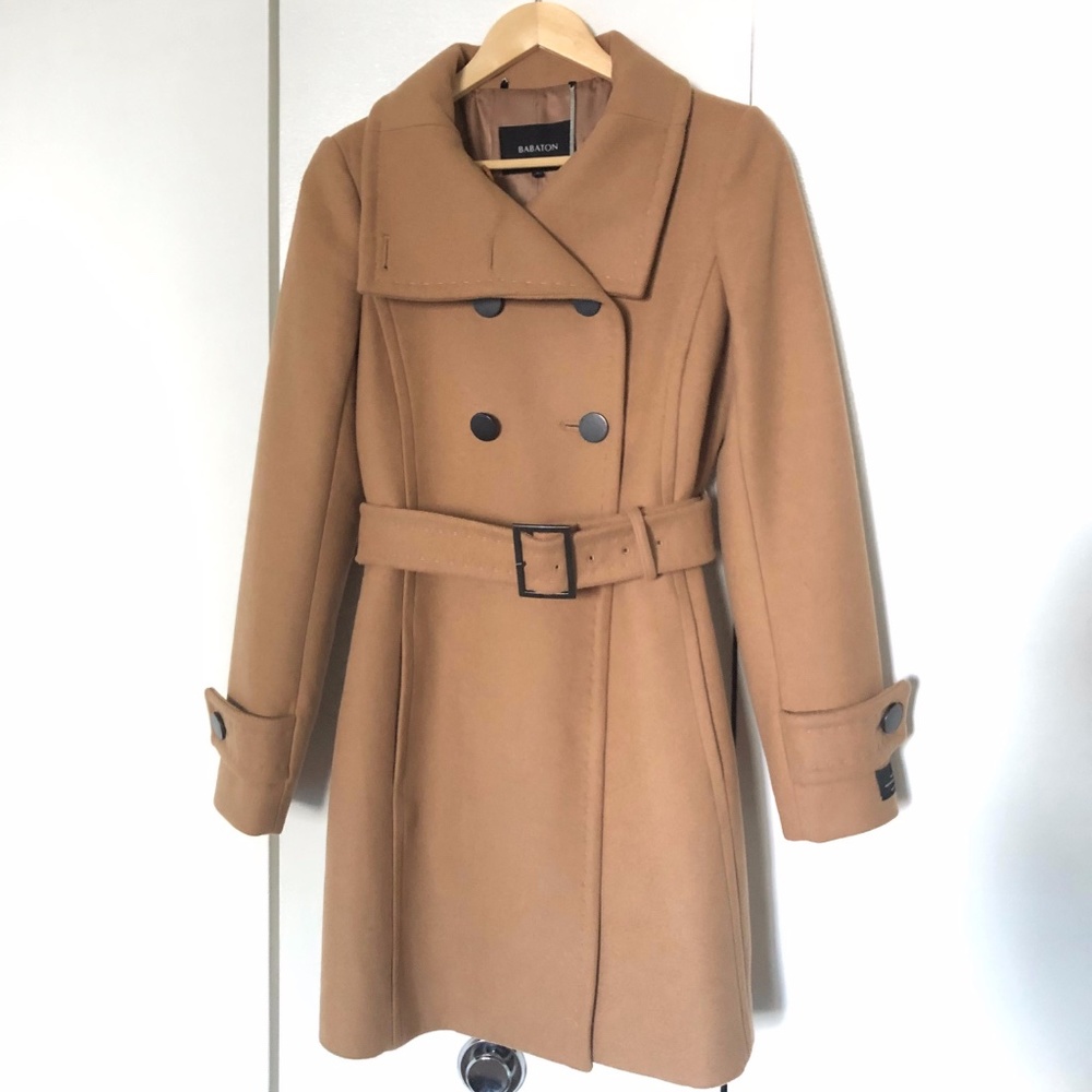 Aritzia Babaton Bromley Wool Coat Size Small
